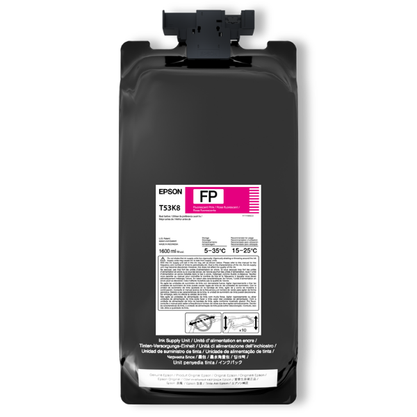 Epson UltraChrome DS Fluorescent Pink Ink 1.6 Liter for SureColor F6470H (2 Pack)	