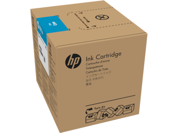 HP 871A 3-Liter Cyan Latex Ink Cartridge for Latex 370, 570 - G0Y79D