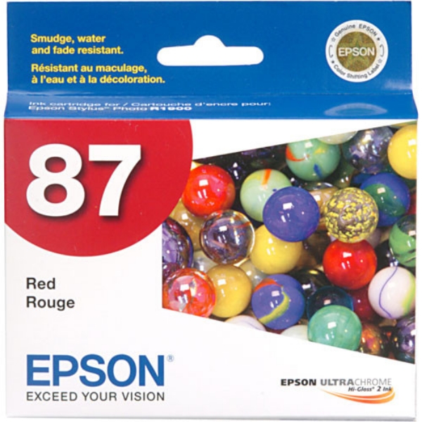 Epson 87 UltraChrome Ink Red for Stylus Photo R1900 T087720