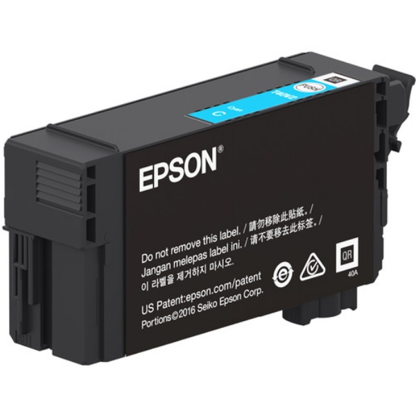 Epson T40V UltraChrome XD2 Cyan Ink 26ml for SureColor T2170, T3170, T3170M, T5170, T5170M Printers T40V220