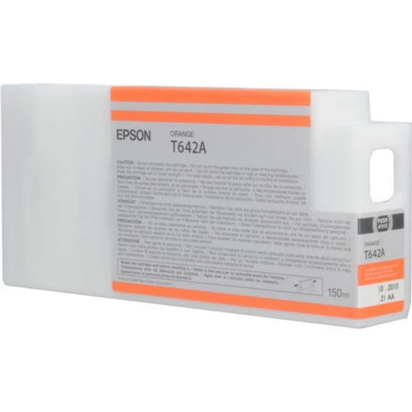 Epson UltraChrome HDR Ink Orange 150ml for Stylus Pro 7900, 7900CTP, 9900, WT7900 - T642A00
