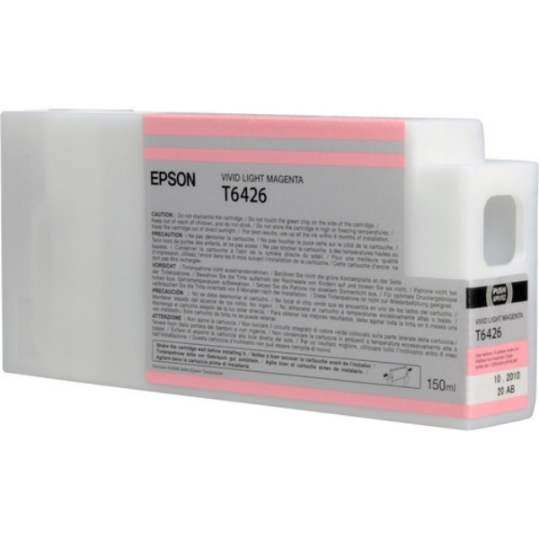 Epson UltraChrome HDR Ink Vivid Light Magenta 150ml for Stylus Pro 7890, 7900, 7900CTP, 9890, 9900, WT7900 - T642600