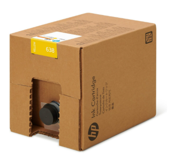 HP 638 10L Yellow Stitch Dye-Sublimation Ink Cartridge for S1000