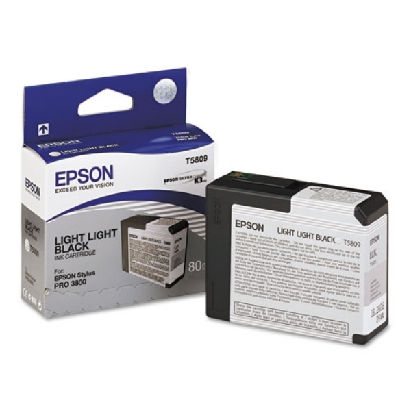 Epson T580 UltraChrome K3 Light Light Black Ink 80ml for Stylus Pro 3800, 3880 - T580900
