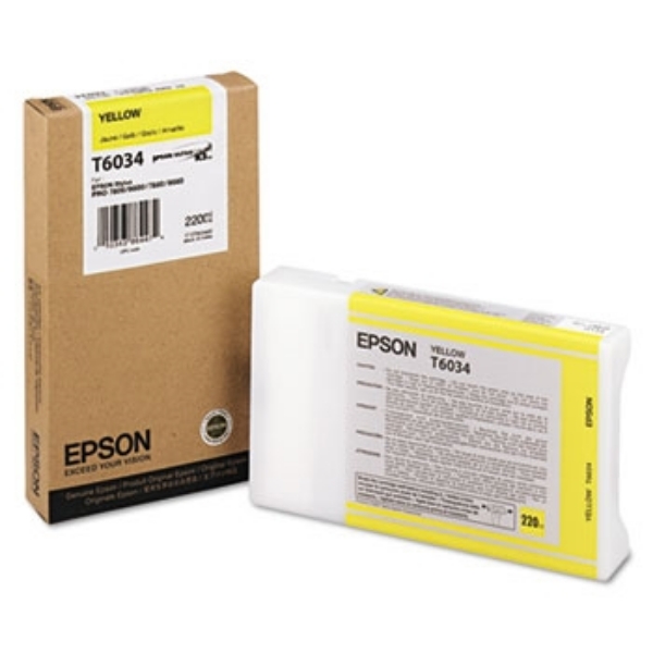 Epson UltraChrome K3 Ink Yellow 220ml for Stylus Pro 7800, 7880, 9800, 9880 T603400
