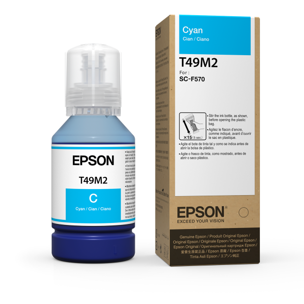 Epson T49M Cyan Ink Bottle 140ml for SureColor F170, F570 T49M220