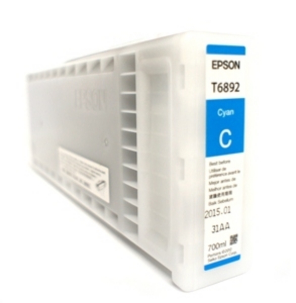 Epson UltraChrome GS2 Cyan Ink Cartridge 700ml for S30670, S30675, S50670, S50675 T689200