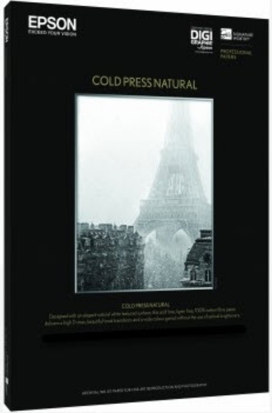 EPSON Cold Press Natural 340gsm 17"x22" 25 Sheets