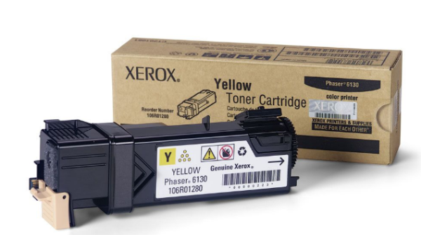 Xerox Phaser 6130 Yellow Toner Cartridge - 106R01280