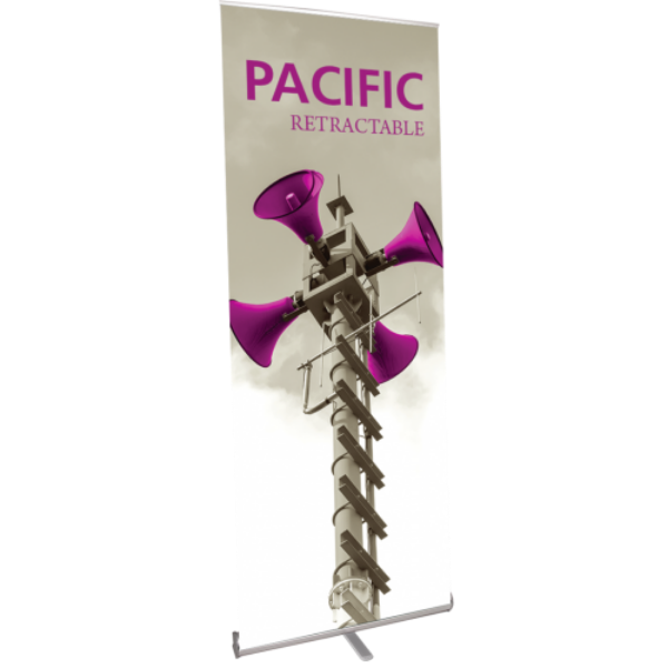 Orbus Pacific 800 Retractable Banner Stand 31.5"x83.75" (Silver)