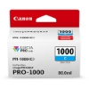 Canon PFI-1000C Cyan Ink Tank 80ml for imagePROGRAF PRO-1000 - 0547C002AA	