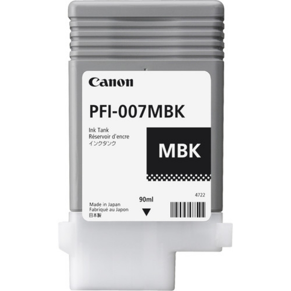 Canon PFI-007MBK Pigment Matte Black Ink Tank 90ml - 2142C001AA