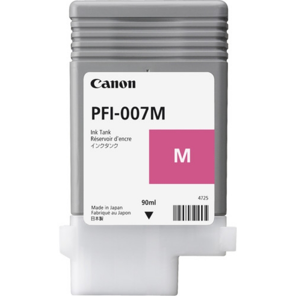 Canon PFI-007M Dye Magenta Ink Tank 90ml - 2145C001AA
